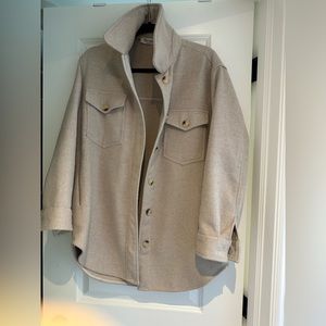 SHOP THURSDAYS - Beige Shacket - Size Small